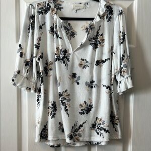 Floral Print Women's Top
